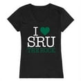 thumbnail image 1 of W Republic 550-381-BLK-03 Slippery Rock University I Love T-Shirt for Women, Black - Large, 1 of 1