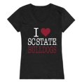 thumbnail image 1 of W Republic 550-384-BLK-01 South Carolina State University I Love T-Shirt for Women, Black - Small, 1 of 1