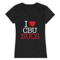 thumbnail image 1 of W Republic 550-510-BLK-04 Christian Brothers University Buccaneers I Love Women Short Sleeve T-Shirt, Black - Extra Large, 1 of 1