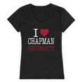 thumbnail image 1 of W Republic 550-629-BLK-04 Chapman University Panthers I Love Women T-Shirt, Black - Extra Large, 1 of 1