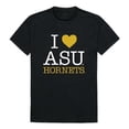thumbnail image 1 of W Republic 551-102-BLK-03 Alabama State University I Love T-Shirt, Black - Large, 1 of 2