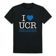 thumbnail image 1 of W Republic 551-111-BLK-01 University of California Riverside I Love T-Shirt, Black - Small, 1 of 2