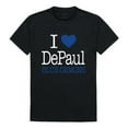 thumbnail image 1 of W Republic 551-121-BLK-04 DePaul University I Love T-Shirt, Black - Extra Large, 1 of 2