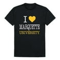 thumbnail image 1 of W Republic 551-130-BLK-03 Marquette University I Love T-Shirt, Black - Large, 1 of 2
