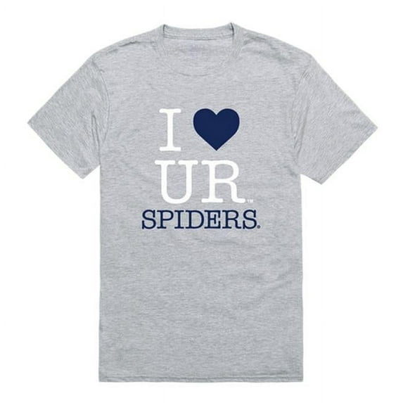 W Republic 551-145-HGY-04 University of Richmond I Love T-Shirt, Heather Grey - Extra Large