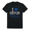 thumbnail image 1 of W Republic 551-147-BLK-01 Seton Hall University I Love T-Shirt, Black - Small, 1 of 2
