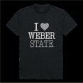 thumbnail image 1 of W Republic 551-251-BK2-01 Weber State Wildcats I Love T-Shirt, Black - Small, 1 of 1