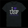 thumbnail image 1 of W Republic 551-380-BK2-04 University of Sioux Falls Cougars I Love T-Shirt, Black - Extra Large, 1 of 1
