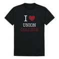thumbnail image 1 of W Republic 551-461-BLK-03 Men Union College I Love T-Shirt, Black - Large, 1 of 2
