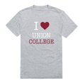 thumbnail image 1 of W Republic 551-461-HGY-02 Men Union College I Love T-Shirt, Heather Grey - Medium, 1 of 2