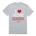 thumbnail image 1 of W Republic 551-567-HGY-04 Pacific University Boxers I Love T-Shirt, Heather Grey - Extra Large, 1 of 1