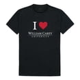 thumbnail image 1 of W Republic 551-606-BLK-01 William Carey University Crusaders I Love T-Shirt, Black - Small, 1 of 1