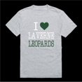thumbnail image 1 of W Republic 551-661-HGY-02 University of La Verne Leopards I Love T-Shirt, Heather Grey - Medium, 1 of 1