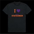 thumbnail image 1 of W Republic 551-700-BLK-05 Hobart & William Smith College Statesmen I Love T-Shirt, Black - 2XL, 1 of 1