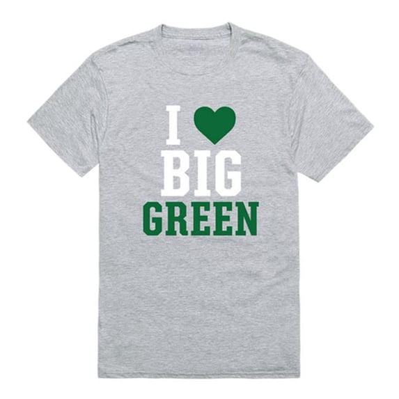 W Republic 551-705-HGY-05 Dartmouth College Big Green I Love T-Shirt, Heather Grey - 2XL