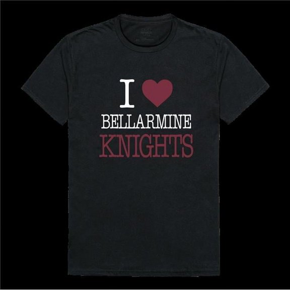 W Republic 551-706-BLK-05 Bellarmine University Knights I Love T-Shirt, Black - 2XL