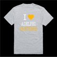 thumbnail image 1 of W Republic 551-733-HGY-01 Adelphi University Panthers I Love T-Shirt, Heather Grey - Small, 1 of 1