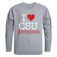 thumbnail image 1 of W Republic 552-166-HGY-02 California State University Northridge I Love Crewneck T-Shirt, Heather Grey - Medium, 1 of 1