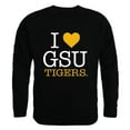 thumbnail image 1 of W Republic 552-170-BLK-05 Grambling State University I Love Crewneck T-Shirt, Black - 2XL, 1 of 1