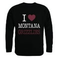 thumbnail image 1 of W Republic 552-191-BLK-05 Montana State University I Love Crewneck T-Shirt, Black - 2XL, 1 of 1