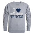 thumbnail image 1 of W Republic 552-445-HGY-05 University of California, San Diego Mens I Love Crewneck T-Shirt - Heather Gray, 2XL, 1 of 1