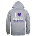 thumbnail image 1 of W Republic 553-220-HGY-02 Men Furman University I Love Hoodie, Heather Grey - Medium, 1 of 1