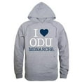 thumbnail image 1 of W Republic 553-228-HGY-02 Men Old Dominion Monarchs I Love Hoodie, Heather Grey - Medium, 1 of 1