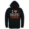 thumbnail image 1 of W Republic 553-248-BLK-02 University of the Pacific Mens I Love Hoodie, Black - Medium, 1 of 1