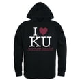 thumbnail image 1 of W Republic 553-321-BLK-02 Kutztown University I Love Hoodie, Black - Medium, 1 of 1