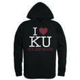 thumbnail image 1 of W Republic 553-321-BLK-04 Kutztown University I Love Hoodie, Black - Extra Large, 1 of 1