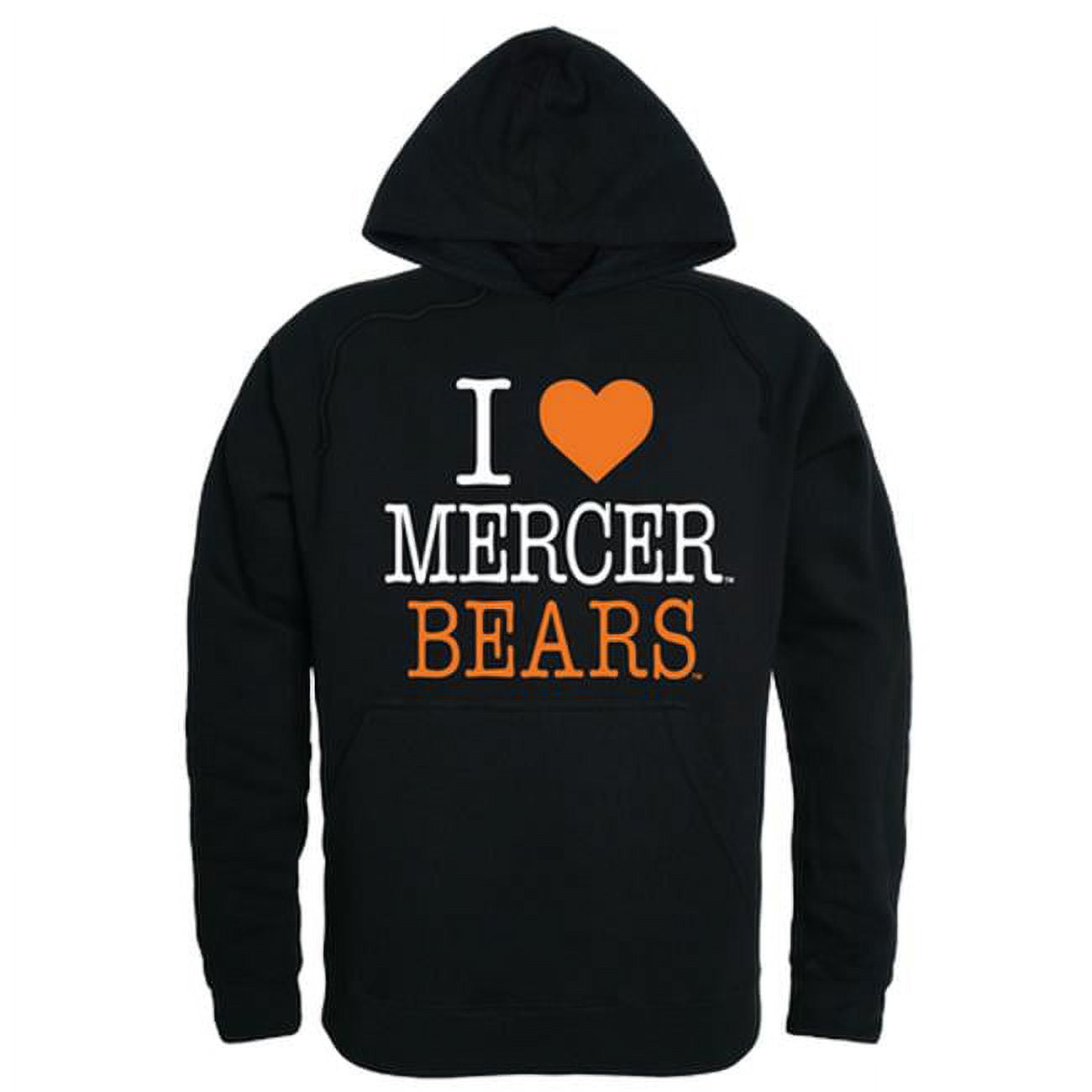 W Republic 553 340 BLK 01 Mercer University I Love Hoodie Black Small Walmart
