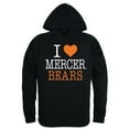 thumbnail image 1 of W Republic 553-340-BLK-02 Mercer University I Love Hoodie, Black - Medium, 1 of 1