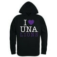 thumbnail image 1 of W Republic 553-351-BLK-02 University of North Alabama I Love Hoodie, Black - Medium, 1 of 1