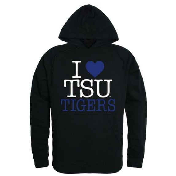 W Republic 553-390-BLK-01 Tennessee State University I Love Hoodie, Black - Small