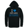 thumbnail image 1 of W Republic 553-437-BLK-03 Men Fort Lewis College I Love Hoodie, Black - Large, 1 of 1