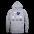 thumbnail image 1 of W Republic 553-573-HG2-03 Queens of Charlotte Royals I Love Hoodie, Heather Grey - Large, 1 of 1