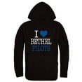 thumbnail image 1 of W Republic 553-617-BLK-04 Bethel University Pilots I Love Hoodie, Black - Extra Large, 1 of 1