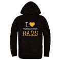 thumbnail image 1 of W Republic 553-643-BLK-03 Framingham State University Rams I Love Hoodie, Black - Large, 1 of 1
