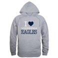 thumbnail image 1 of W Republic 553-702-HGY-05 Carson-Newman University Eagles I Love Hoodie, Heather Grey - 2XL, 1 of 1