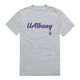 thumbnail image 1 of W Republic 554-103-HGY-01 University at Albany Script T-Shirt, Heather Grey - Small, 1 of 1