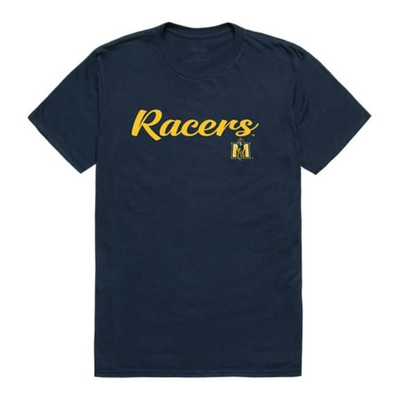W Republic 554-135-NVY-01 Murray State University Script T-Shirt, Navy - Small