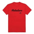 thumbnail image 1 of W Republic 554-166-RED-02 California State University Northridge Script T-Shirt, Red - Medium, 1 of 1