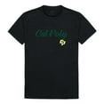thumbnail image 1 of W Republic 554-167-BK2-01 California Polytechnic State University Mustangs Script T-Shirt, Black - Small, 1 of 1