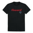 thumbnail image 1 of W Republic 554-171-BLK-03 Howard University Script T-Shirt, Black - Large, 1 of 6