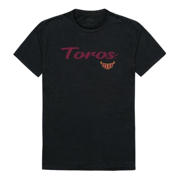 W Republic 554-175-BLK-02 CSUDH Script T-Shirt, Black - Medium