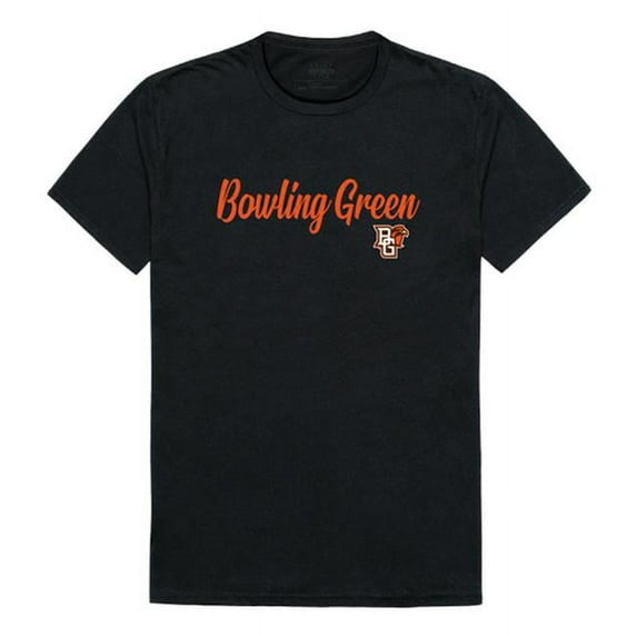W Republic 554-269-BLK-05 Bowling Green State University Mens Script T-Shirt, Black - 2XL