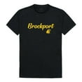 thumbnail image 1 of W Republic 554-271-BLK-01 The College at Brockport, State University Mens Script T-Shirt - Black, Small, 1 of 1