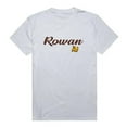 thumbnail image 1 of W Republic 554-371-WHT-03 Men Rowan University Script T-Shirt, White - Large, 1 of 1