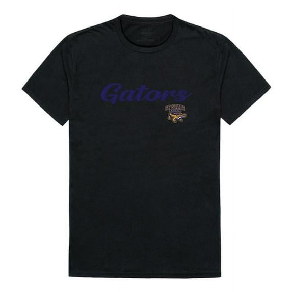 W Republic 554-376-BLK-03 Men San Francisco State Gators Script T-Shirt, Black - Large