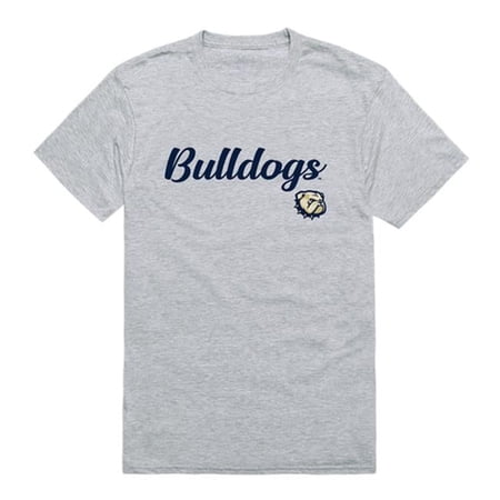 W Republic 554-488-HGY-03 Wingate University Bulldogs Script T-Shirt, Heather Grey - Large